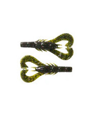 Googan Squad Krackin' Craw Jr 3" - Compact Soft Plastic Craw for Bass
