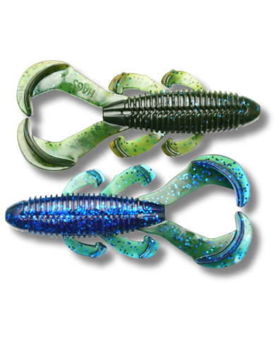 Hag's Baits Cheat Code 3.4" - Innovative Soft Plastic Bait for Bass