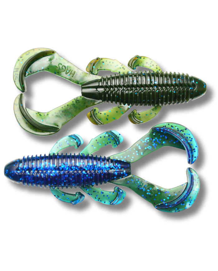 Hag's Baits Cheat Code 3.4" - Innovative Soft Plastic Bait for Bass