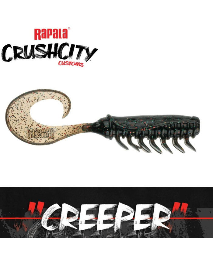 Rapala CrushCity Creeper Super TPE 2.5" – Durable Soft Plastic Fishing Lure