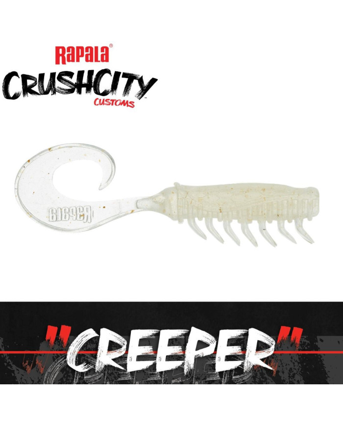 Rapala CrushCity Creeper Super TPE 2.5" – Durable Soft Plastic Fishing Lure