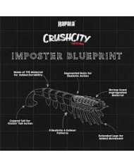 Rapala CrushCity The Imposter Super TPE 3" – Durable Soft Plastic Fishing Lure