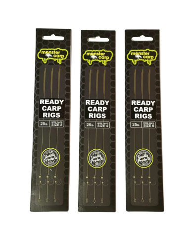 Monster Carp Ready Carp Rigs - Pre-Tied for Success Monster Carp Ready Carp Rigs - Pre-Tied for Success