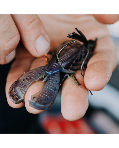 Rapala Crush City Cleanup Craw 3" – Soft Crawfish Bait for Bass & More