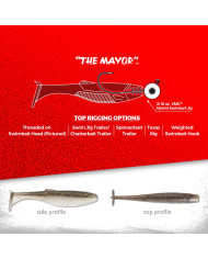 Rapala Crush City Mayor 4" – Realistic Soft Bait for Bass & Predators