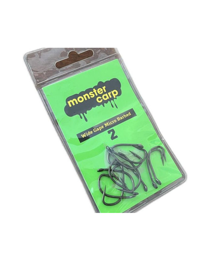 Monster Carp Wide Gape Micro Barbed Hooks