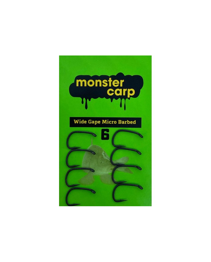 Monster Carp Wide Gape Micro Barbed Hooks