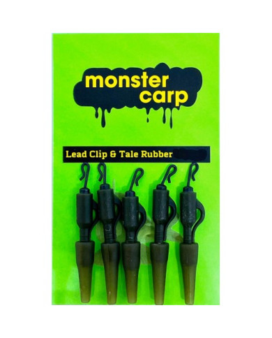 Monster Carp End Tackle Lead Clip with Tail Rubber Monster Carp End Tackle Lead Clip with Tail Rubber