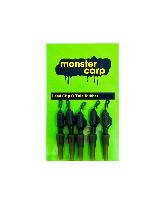 Monster Carp End Tackle Lead Clip with Tail Rubber