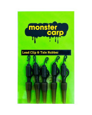 Monster Carp End Tackle Lead Clip with Tail Rubber