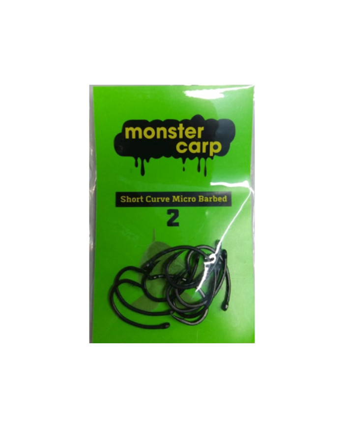 Monster Carp Short Curve Micro Barbed Hooks