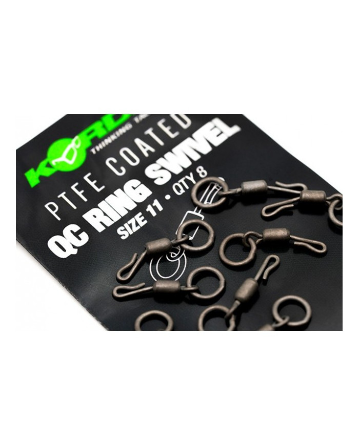 Korda PTFE Coated Quick Change Ring Swivel