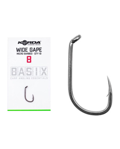 Korda Wide Gape Micro Barbed Hooks