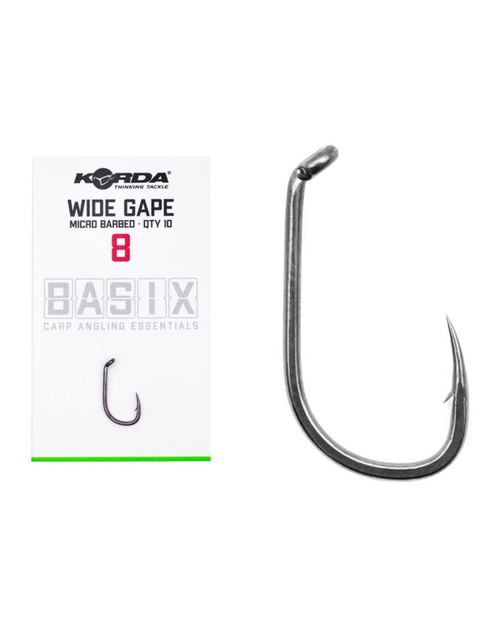 Korda Wide Gape Micro Barbed Hooks