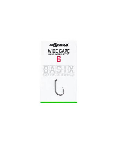 Korda Wide Gape Micro Barbed Hooks