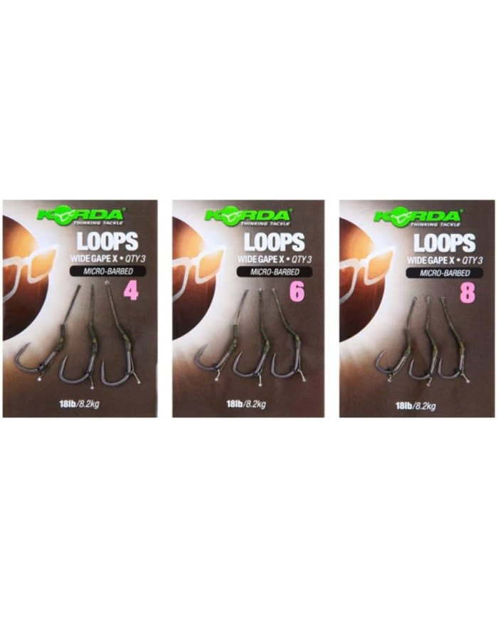 Korda Loops Micro Barbed Hooks