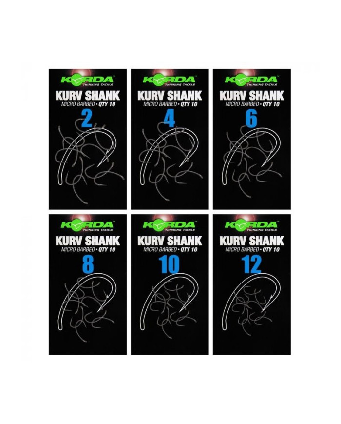 Korda Kurv Shank Hooks