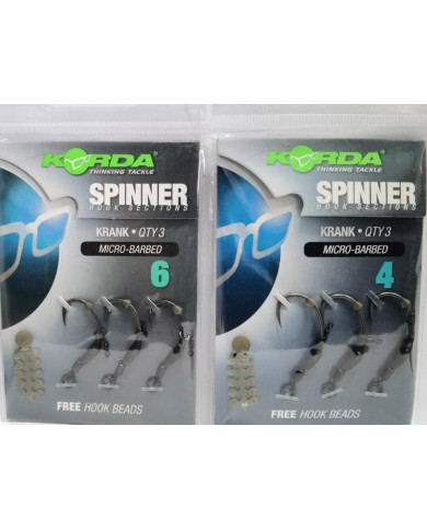 Korda Spinner Hook Sections - Krank Hook
