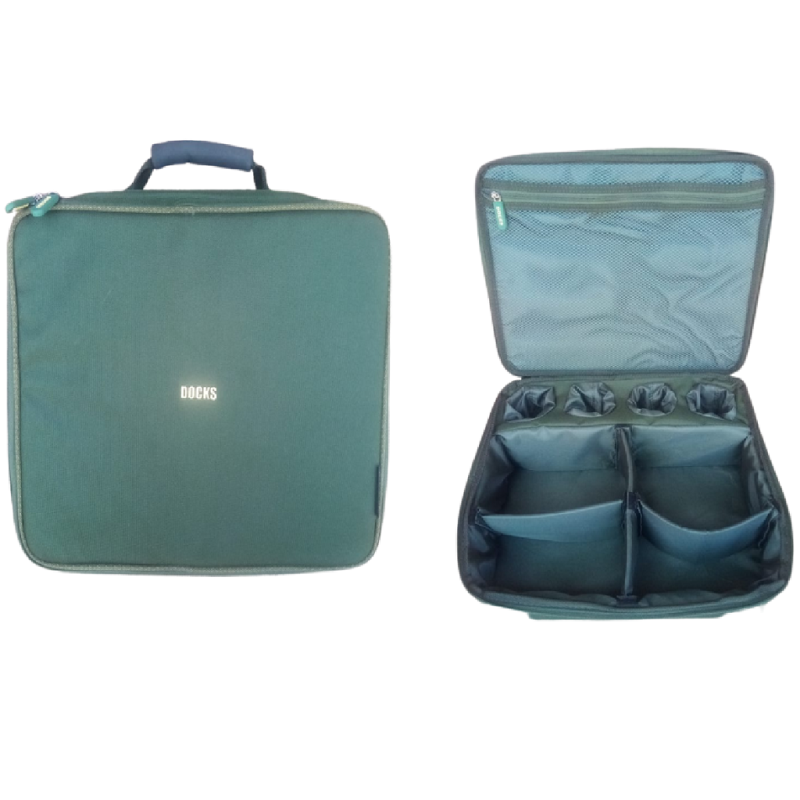 Dock Big Pit 4 Reel Bag - Durable & Spacious Reel Storage for Angler