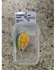 Sada Lures Pumpkin Seed Large - Premium Freshwater Lure for Big Bass & Pike