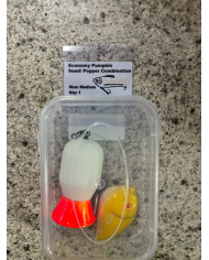 Sada Lures Economy Pumpkin Seed/Popper Combination Medium - Versatile Freshwater Lure