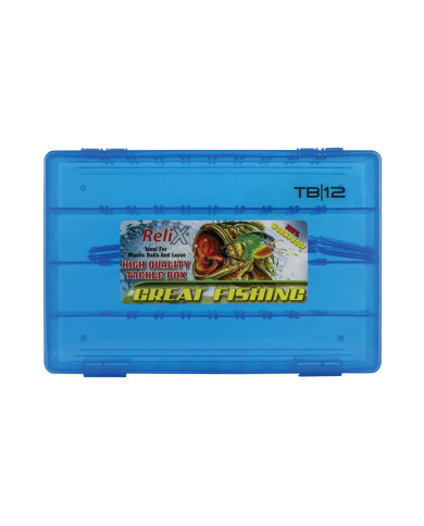 Relix TB|12 Tackle Tray – Compact & Durable Fishing Gear Organizer Relix TB|12 Tackle Tray – Compact & Durable Fishing Gear Organizer