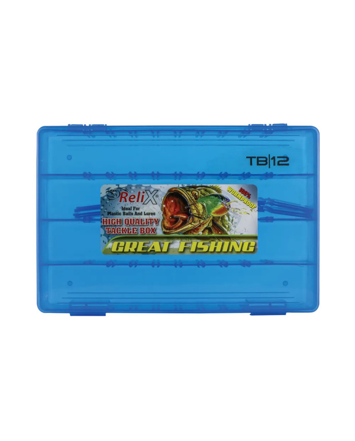 Relix TB|12 Tackle Tray – Compact & Durable Fishing Gear Organizer