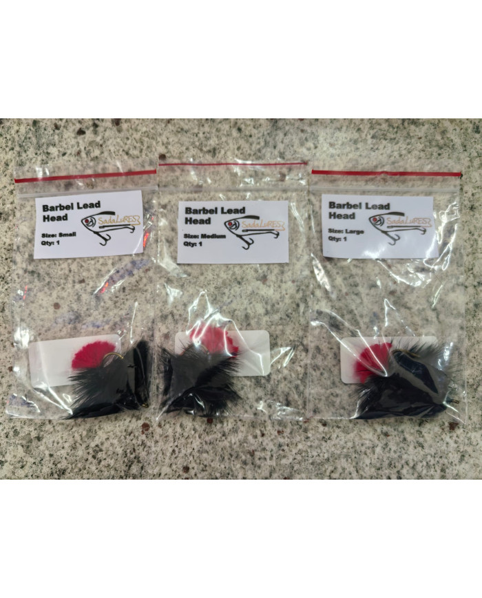 Sada Lures Barbel Lead Heads – River-Ready Weights for Bottom Fishing