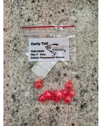 Sada Lures Curly Tail Fish Eggs – Soft Bait for Trout & Panfish