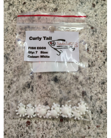 Sada Lures Curly Tail Fish Eggs – Soft Bait for Trout & Panfish