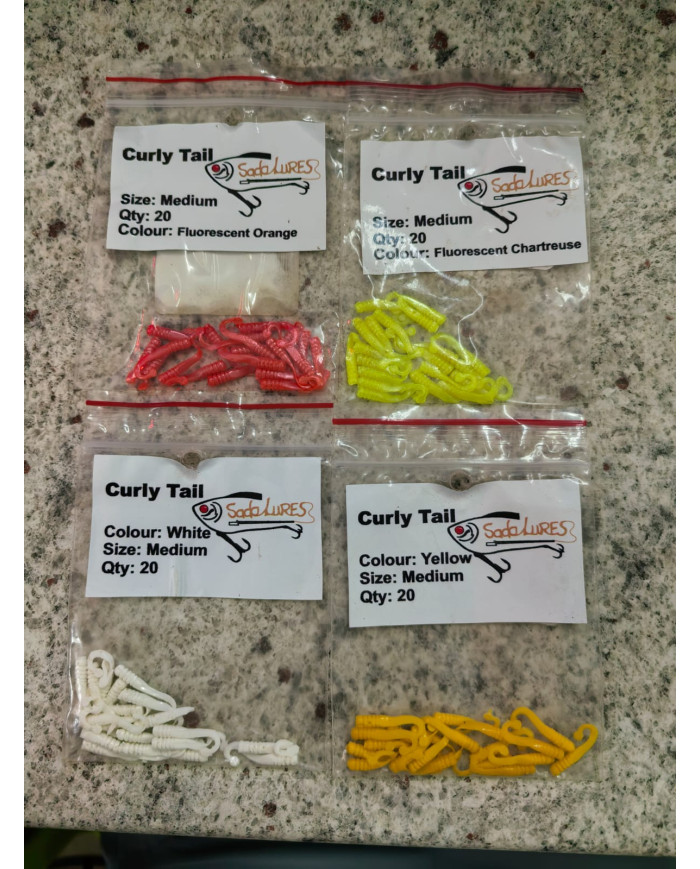 Sada Lures Curly Tail – Soft Plastic Lure for Freshwater Predators