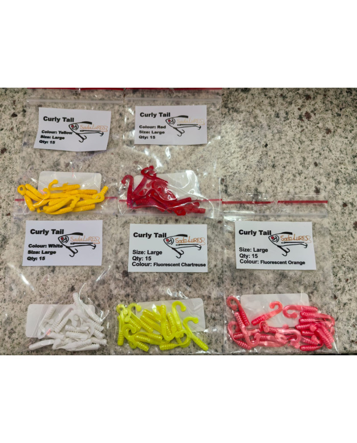Sada Lures Curly Tail – Soft Plastic Lure for Freshwater Predators