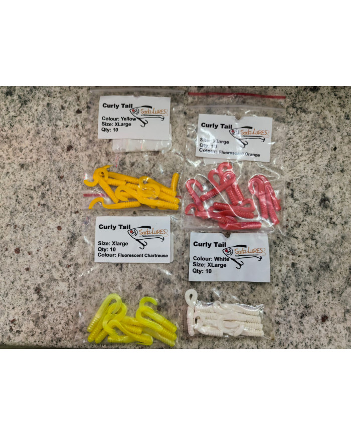 Sada Lures Curly Tail – Soft Plastic Lure for Freshwater Predators