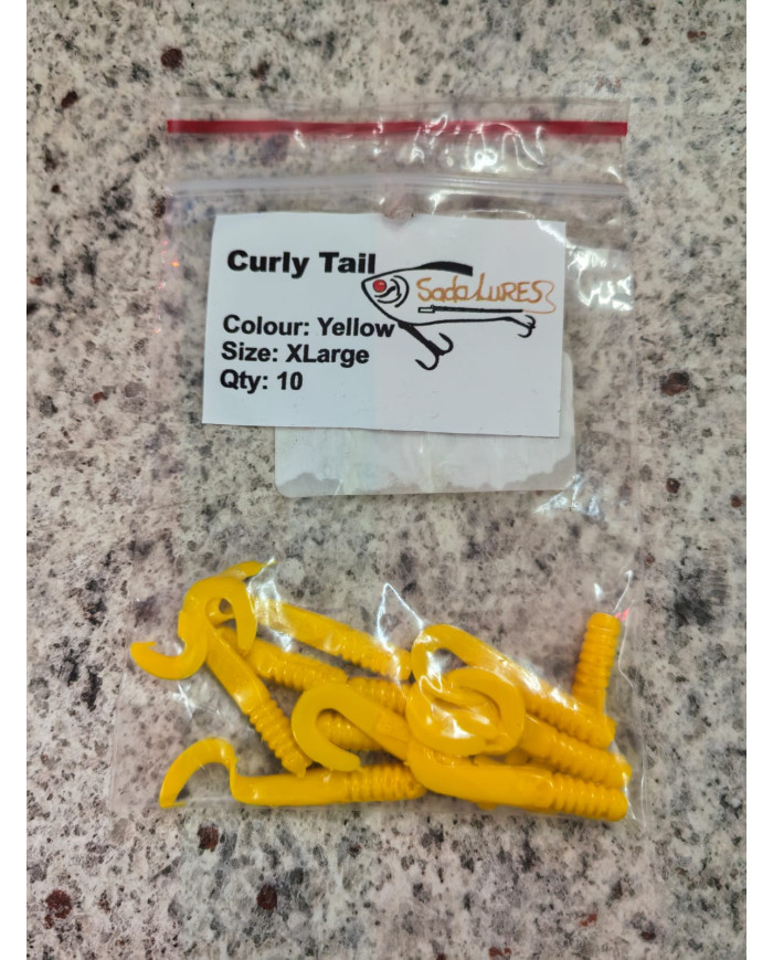 Sada Lures Curly Tail – Soft Plastic Lure for Freshwater Predators