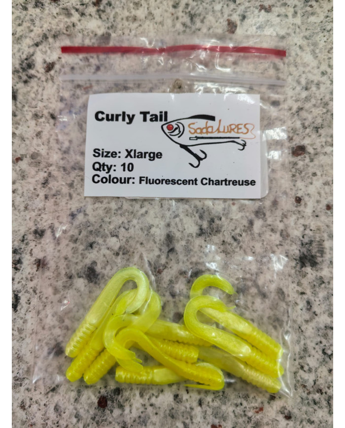 Sada Lures Curly Tail – Soft Plastic Lure for Freshwater Predators