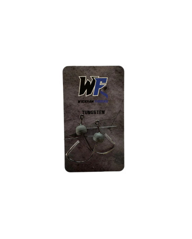 Wickham Tungsten Weedless Wacky Head | Finesse Hook for Heavy Cover