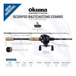 Okuma Scorpio Baitcasting Combo – Precision & Performance for Anglers Okuma Scorpio Baitcasting Combo – Precision & Performance for Anglers