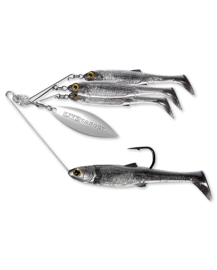 Live Target BaitBall Spinner Rig 1/2oz | Realistic Multi-Bait Rig