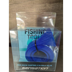 Casting Rod Sock 2.5x160cm Blue (Sensation) – Durable Protection for Your Rods Casting Rod Sock 2.5x160cm Blue (Sensation) – Durable Protection for Your Rods