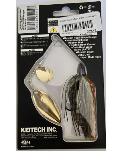 Keitech TEE-BONE Spinnerbait – Custom Performance, Maximum Vibration Keitech TEE-BONE Spinnerbait – Custom Performance, Maximum Vibration