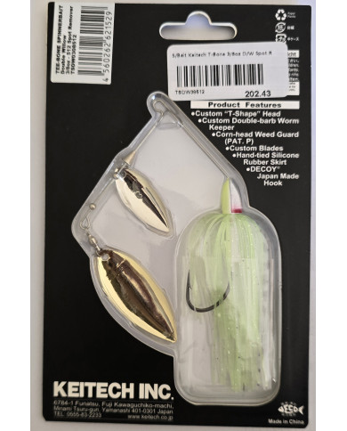 Keitech TEE-BONE Spinnerbait – Custom Performance, Maximum Vibration Keitech TEE-BONE Spinnerbait – Custom Performance, Maximum Vibration