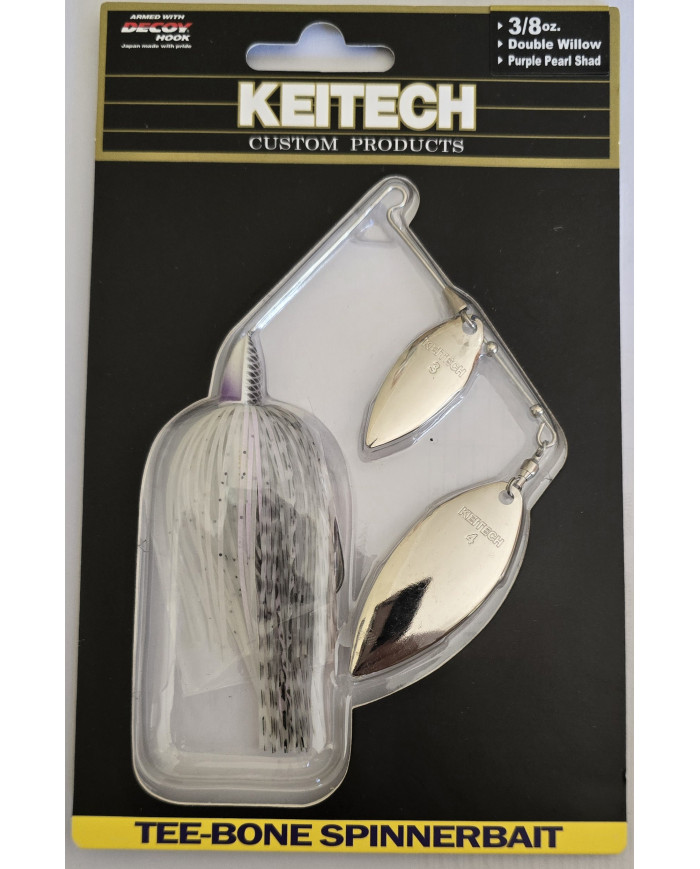 Keitech TEE-BONE Spinnerbait – Custom Performance, Maximum Vibration