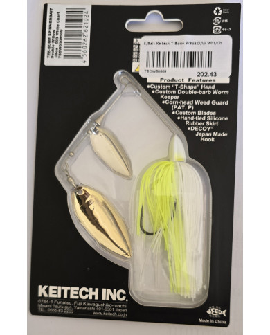 Keitech TEE-BONE Spinnerbait – Custom Performance, Maximum Vibration Keitech TEE-BONE Spinnerbait – Custom Performance, Maximum Vibration