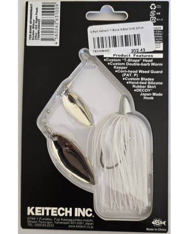 Keitech TEE-BONE Spinnerbait – Custom Performance, Maximum Vibration Keitech TEE-BONE Spinnerbait – Custom Performance, Maximum Vibration