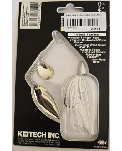 Keitech TEE-BONE Spinnerbait – Custom Performance, Maximum Vibration Keitech TEE-BONE Spinnerbait – Custom Performance, Maximum Vibration