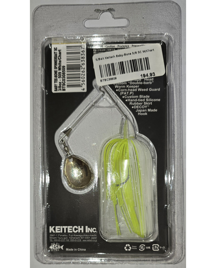Keitech TEE-BONE Spinnerbait – Custom Performance, Maximum Vibration