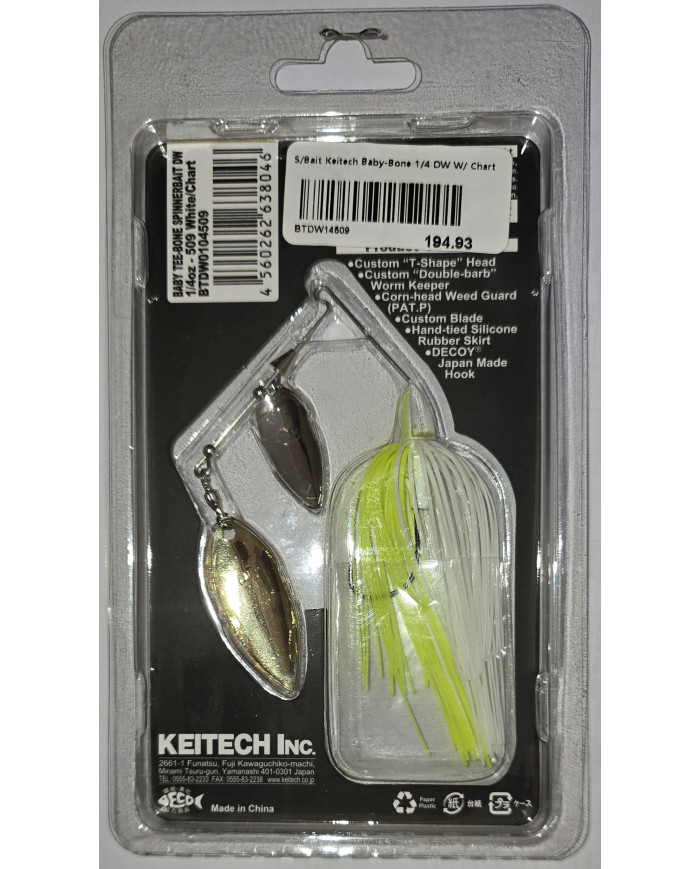 Keitech TEE-BONE Spinnerbait – Custom Performance, Maximum Vibration