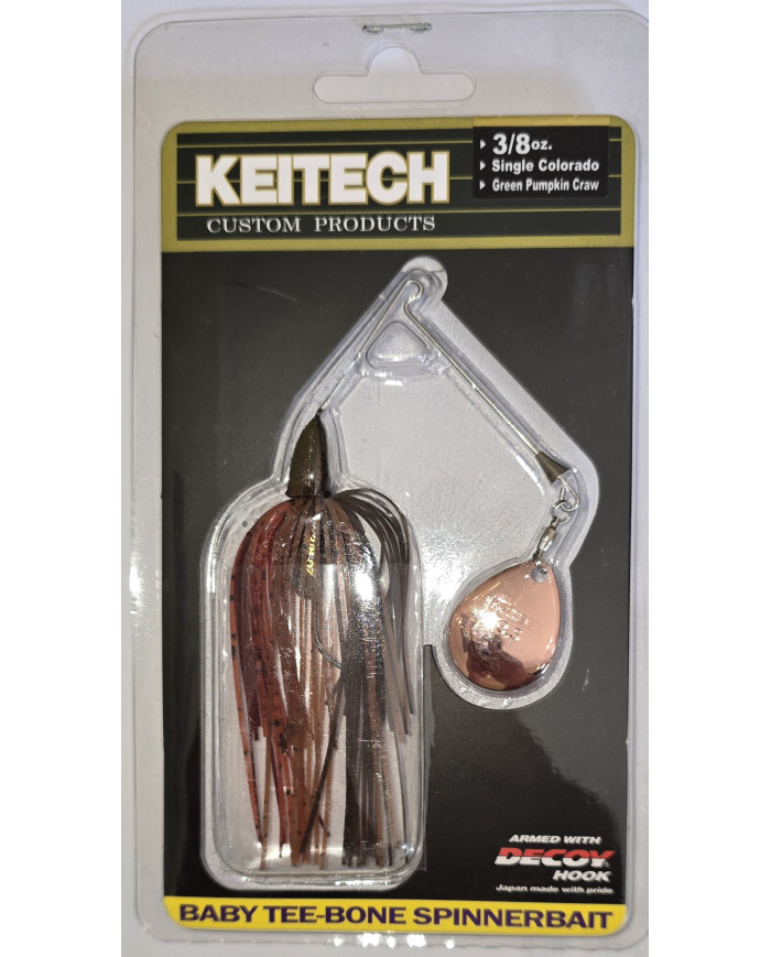 Keitech TEE-BONE Spinnerbait – Custom Performance, Maximum Vibration