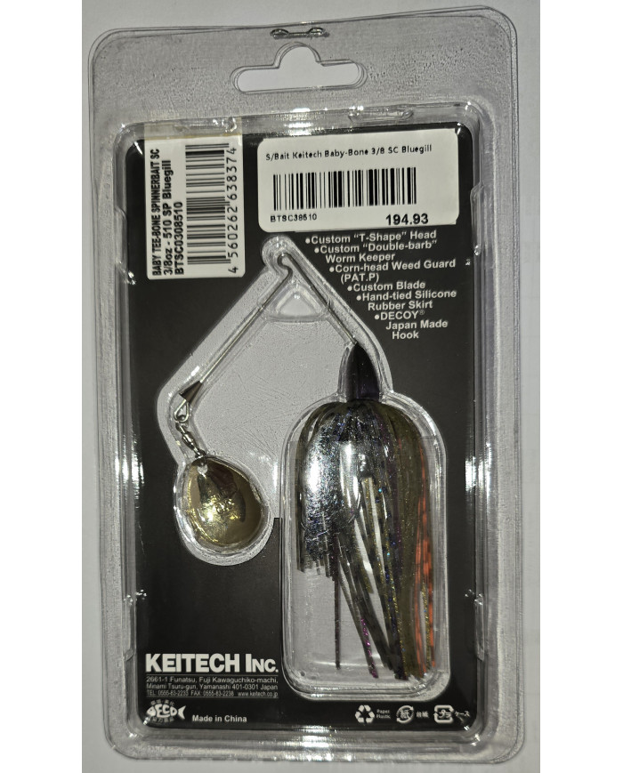 Keitech TEE-BONE Spinnerbait – Custom Performance, Maximum Vibration