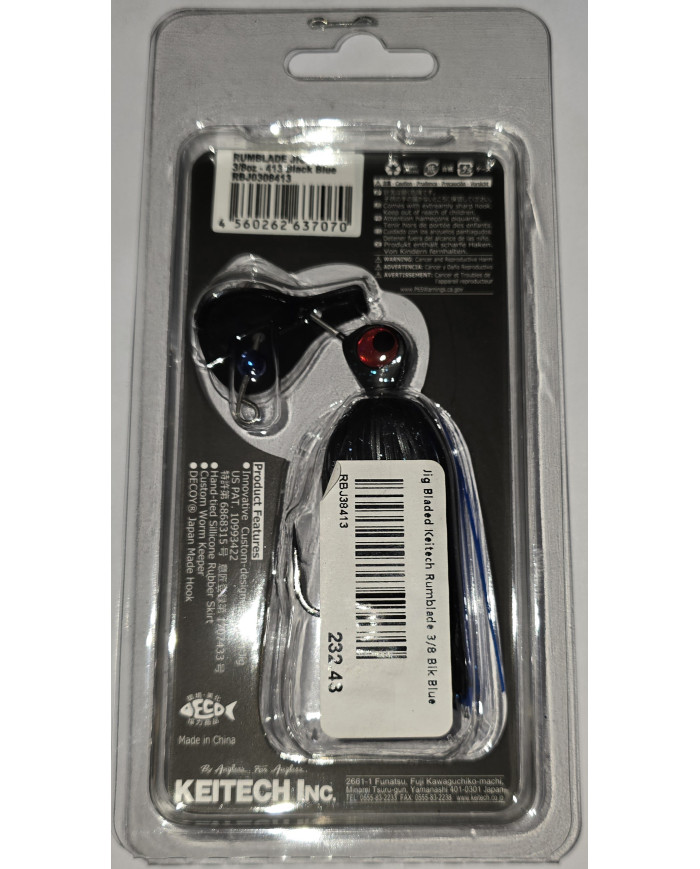 Keitech RumbBlade Jigs – Custom Vibration, Relentless Strikes Keitech RumbBlade Jigs – Custom Vibration, Relentless Strikes